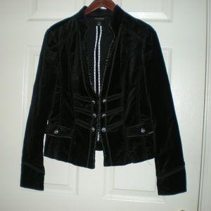 WHBM Suede Blazer Jacket
